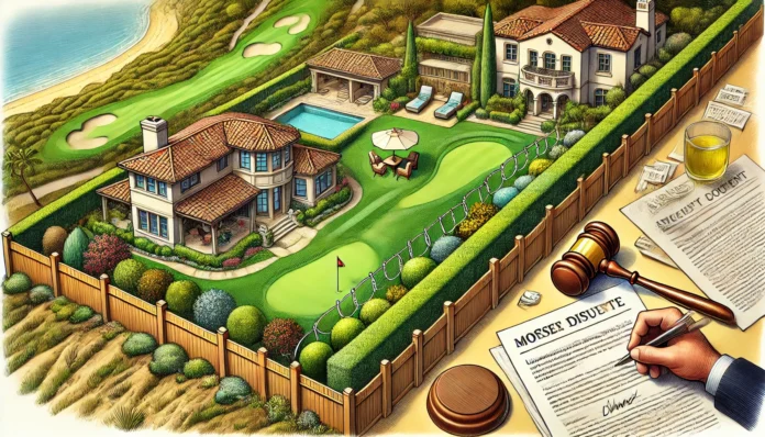 montecito country club easement dispute